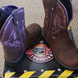 Justin gyspy steel toe boots